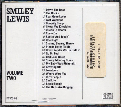 Smiley Lewis - Volume Two (24 tracks) Music CD