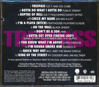 Various - Trespass: Music From The Motion Picture (marked/ltd stock) Music CD