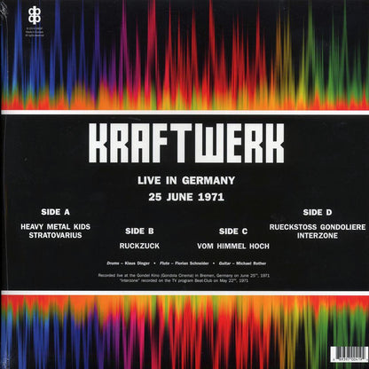Kraftwerk - Live In Germany 25 June 1971 (2xLP) Vinyl Record