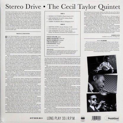 Cecil Taylor Quintet - Stereo Drive (+2 bonus tracks) (180g) Vinyl Record