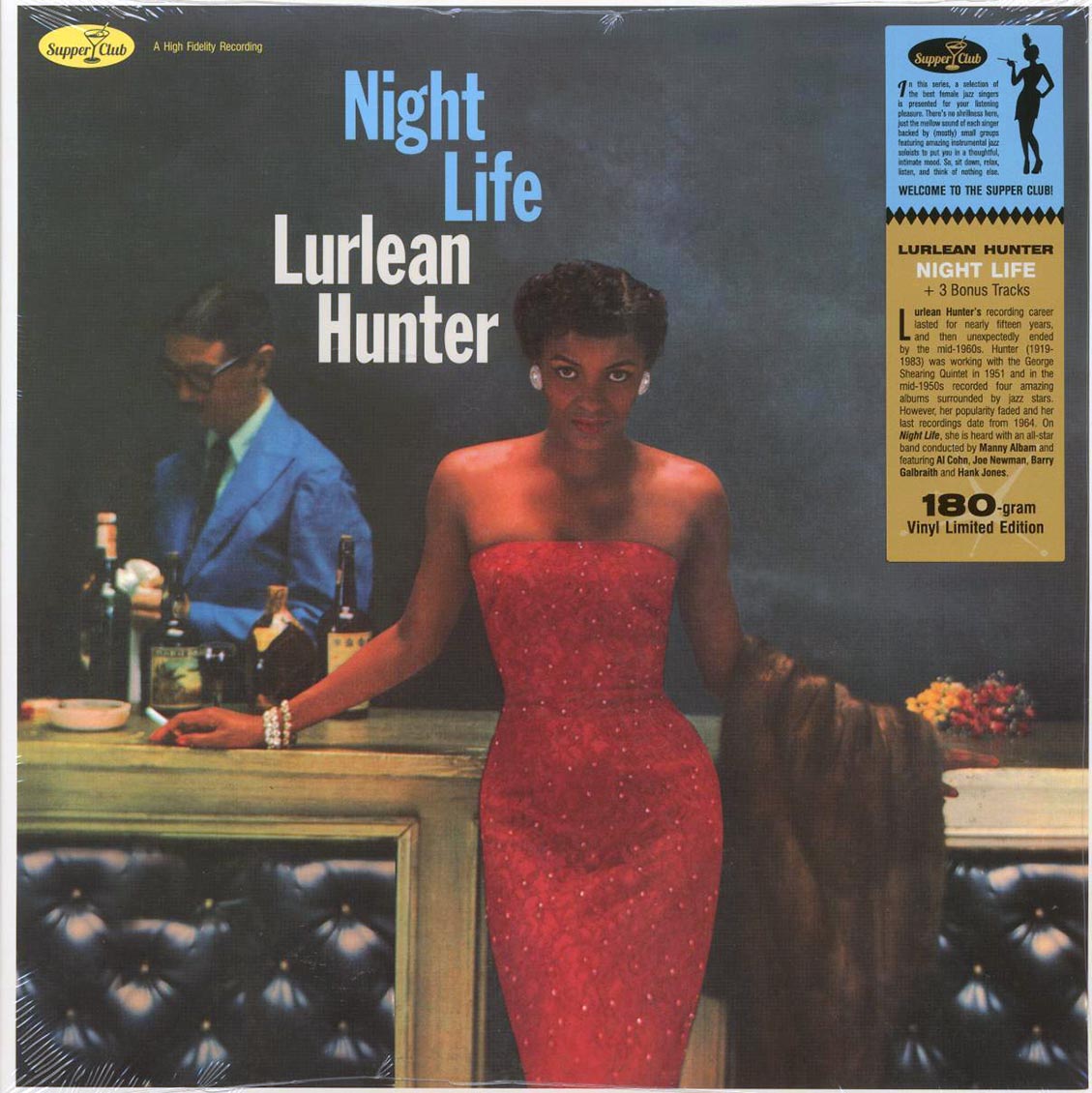 Lurlean Hunter - Night Life (+3 bonus tracks) (ltd. ed.) (180g) Vinyl Record