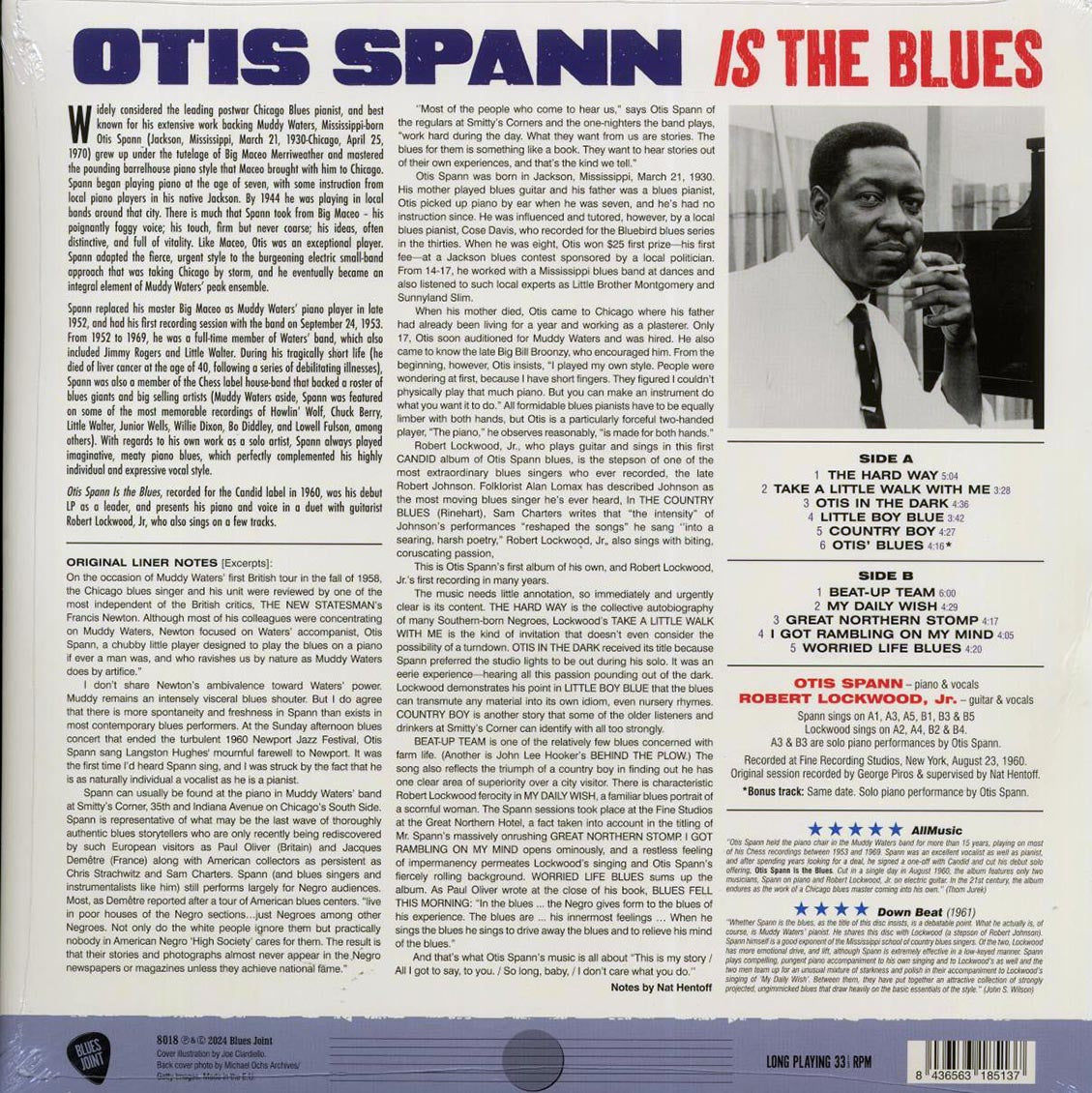 Otis Spann - Otis Spann Is The Blues (+bonus track) (180g) Vinyl Record