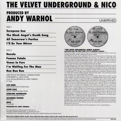 The Velvet Underground & Nico - Unripened: Norman Dolph's Acetate Vinyl Record
