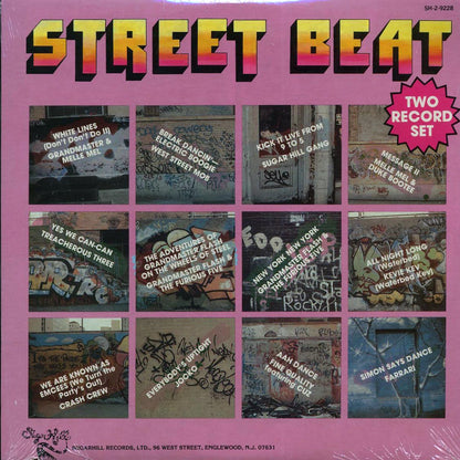 Grandmaster Flash, Treacherous Three, Jocko, Melle Mel, Sugarhill Gang, Kevie Kev, Etc. - Street Beat (1984 ORIGINAL PRESS) (orig. press) (2xLP) (marked/ltd stock) Vinyl Record