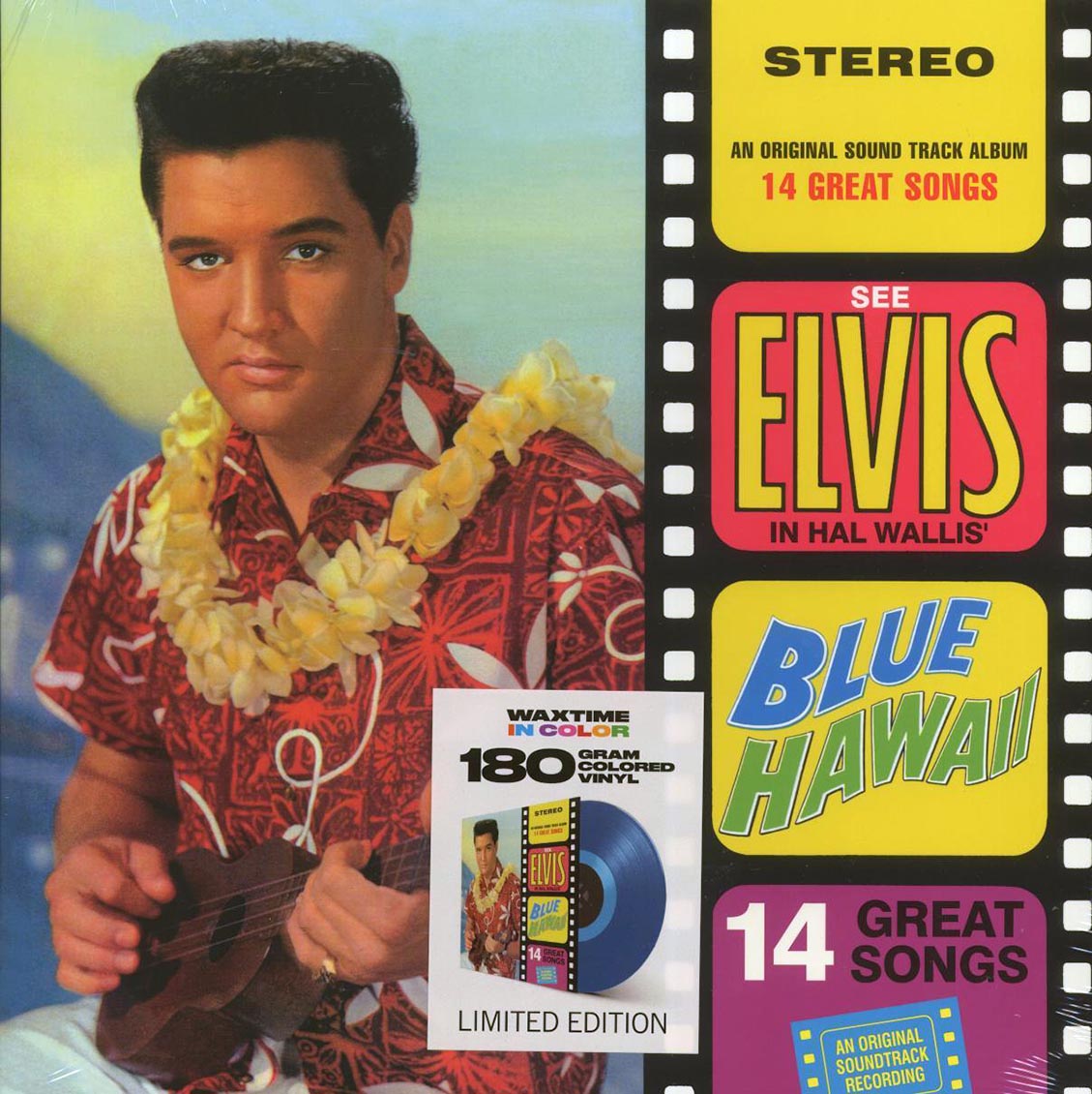 Elvis Presley - Blue Hawaii (+bonus track) (180g) (blue vinyl) Vinyl Record
