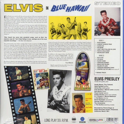 Elvis Presley - Blue Hawaii (+bonus track) (180g) (blue vinyl) Vinyl Record