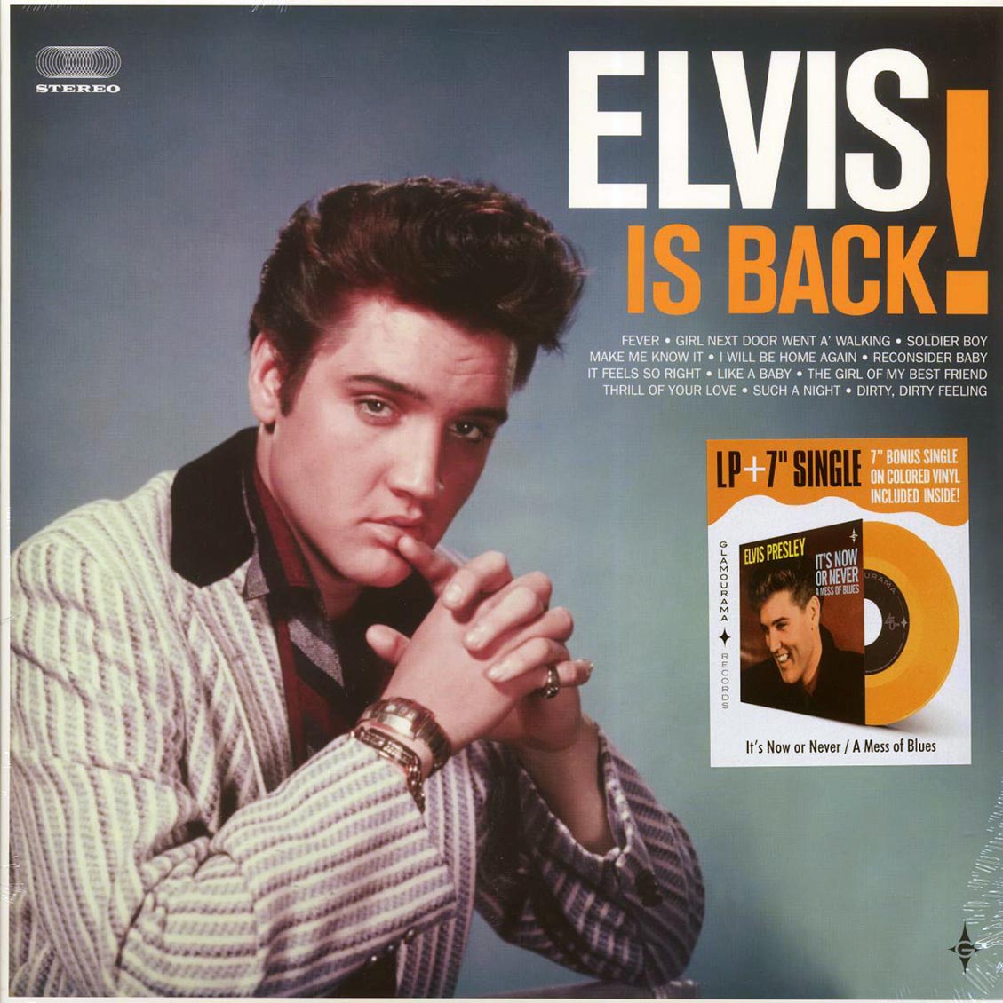 Elvis Presley - Elvis Is Back! (+4 bonus tracks) (180g) (incl. a bonus 45rpm vinyl) Vinyl Record