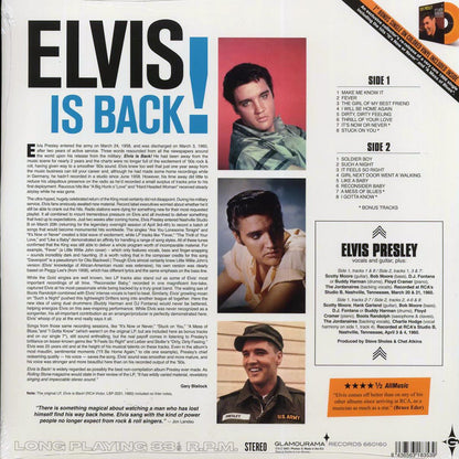Elvis Presley - Elvis Is Back! (+4 bonus tracks) (180g) (incl. a bonus 45rpm vinyl) Vinyl Record