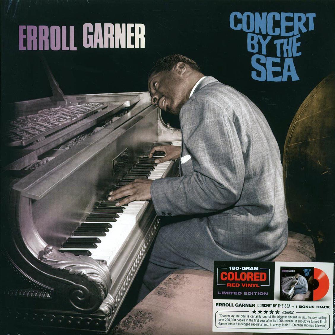 Erroll Garner - Concert By The Sea (+bonus track) (180g) (red vinyl) Vinyl Record