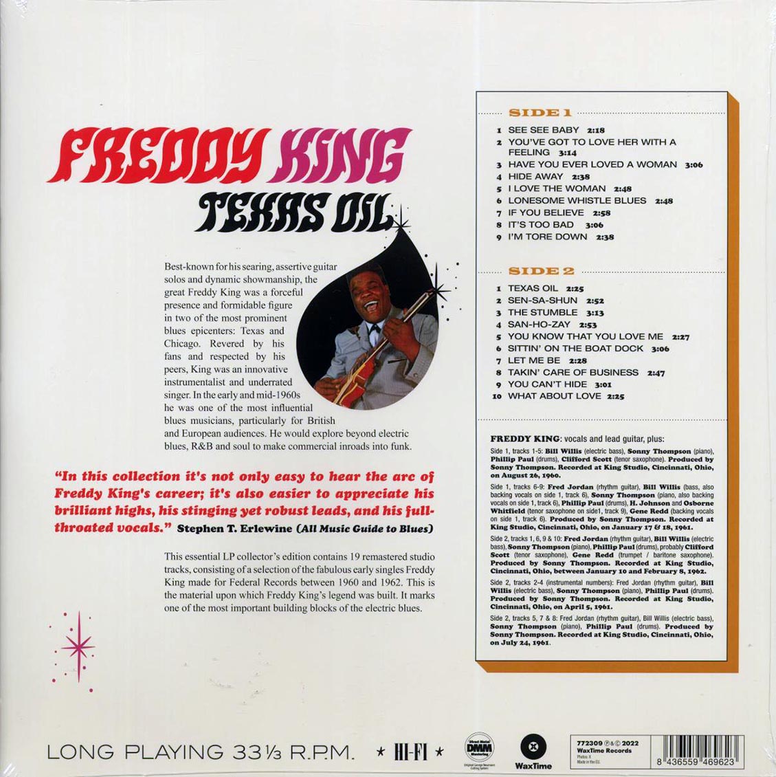 Freddie King - Texas Oil: Federal Recordings 1960-1962 (ltd. ed.) (180g) Vinyl Record