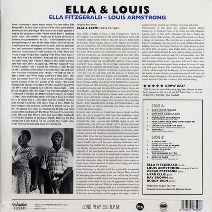 Ella Fitzgerald, Louis Armstrong - Ella And Louis (mono) (180g) Vinyl Record