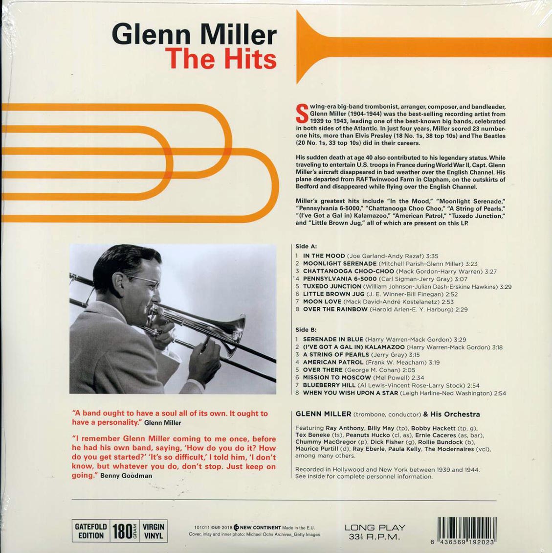 Glenn Miller - The Hits (180g) Vinyl Record