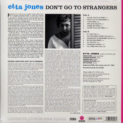 Etta Jones - Don't Go To Strangers (+3 bonus tracks) (180g) (pink vinyl) Vinyl Record