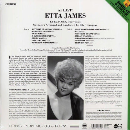 Etta James - At Last! (+17 bonus tracks) (180g) (incl. CD) Vinyl Record