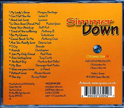 Luciano, Half Pint, Morgan Heritage, Etc. - Simmer Down Music CD