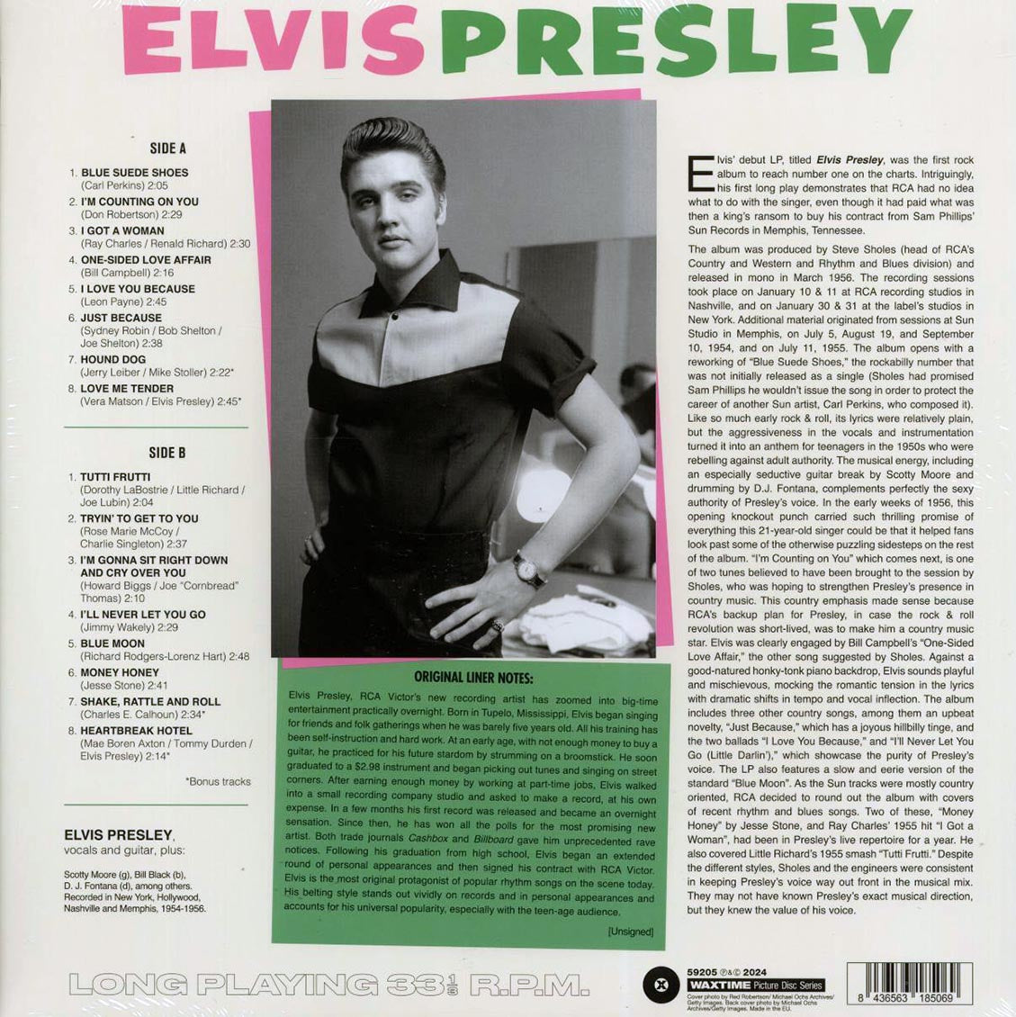Elvis Presley - Elvis Presley (+4 bonus tracks) (180g) (picture disc) Vinyl Record