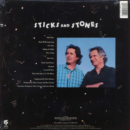 Dave Grusin, Don Grusin - Sticks And Stones (1988 ORIGINAL PRESS) (orig. press) Vinyl Record