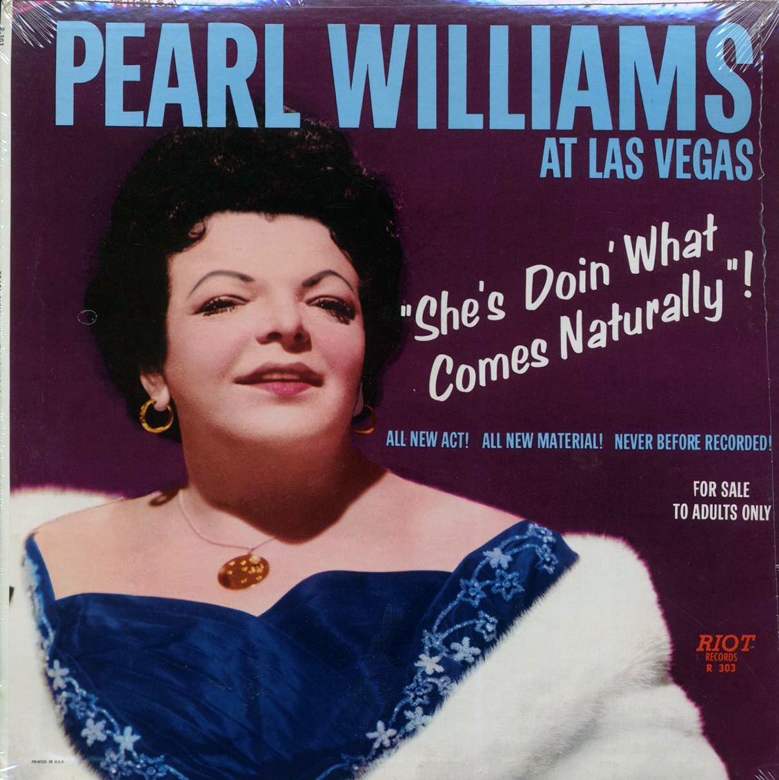 Pearl Williams - At Las Vegas (1963 ORIGINAL PRESS) (orig. press) Vinyl Record