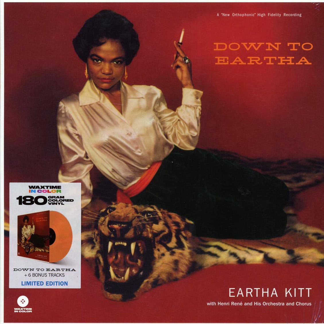 Eartha Kitt - Down To Eartha (+6 bonus tracks) (180g) (orange vinyl) Vinyl Record