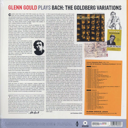 Bach, Glenn Gould - The Goldberg Variations (180g) (clear vinyl) Vinyl Record