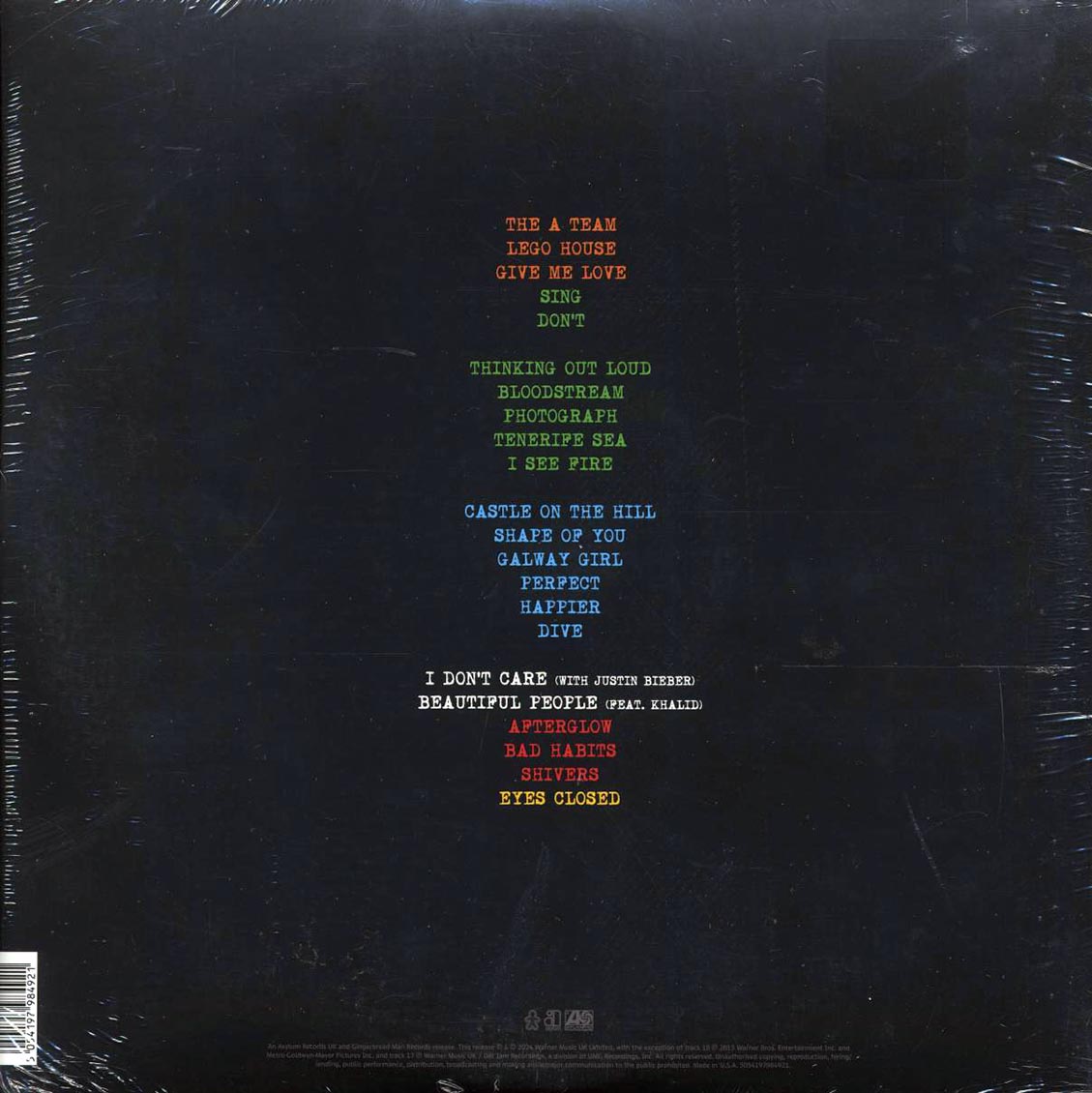 Ed Sheeran - +-=??: Tour Collection (2xLP) Vinyl Record