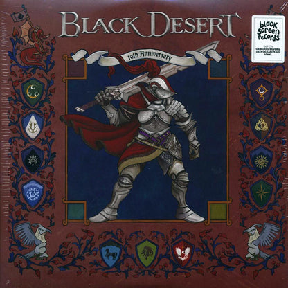 Various - Black Desert: 10th Anniversary (10th Anniv. Ed.) (3xLP) (oxblood/silver/pearl vinyl) Vinyl Record