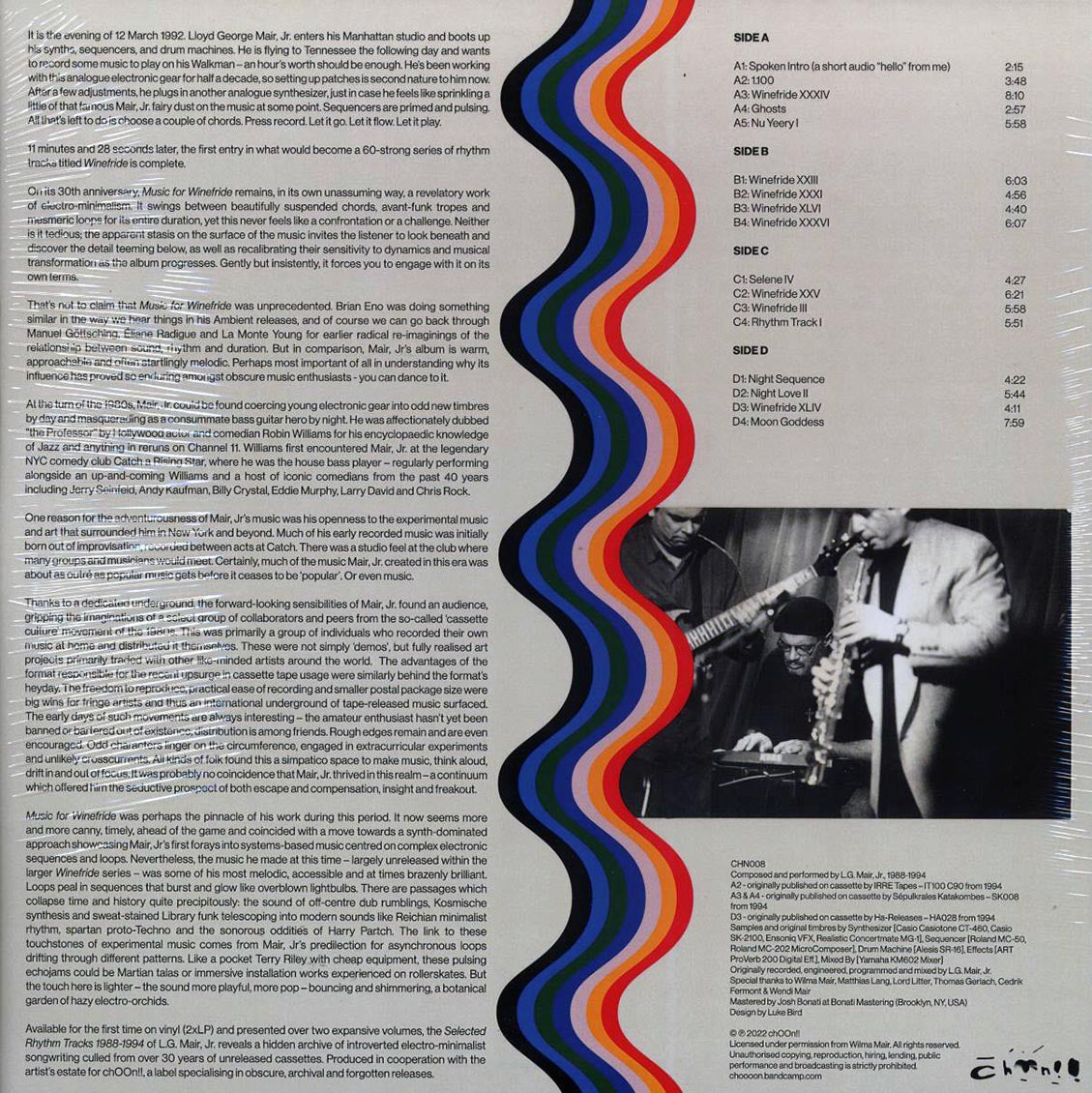LG Mair Jr. - Selected Rhythm Tracks 1988?-?1994 Volume I (2xLP) (remastered) Vinyl Record