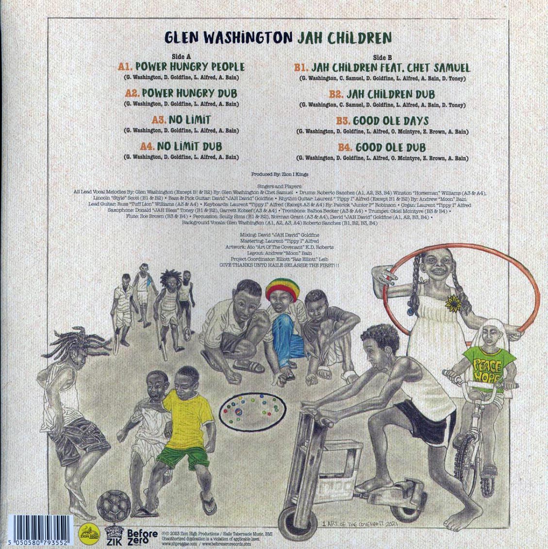 Glen Washington - Jah Children Vinyl Record