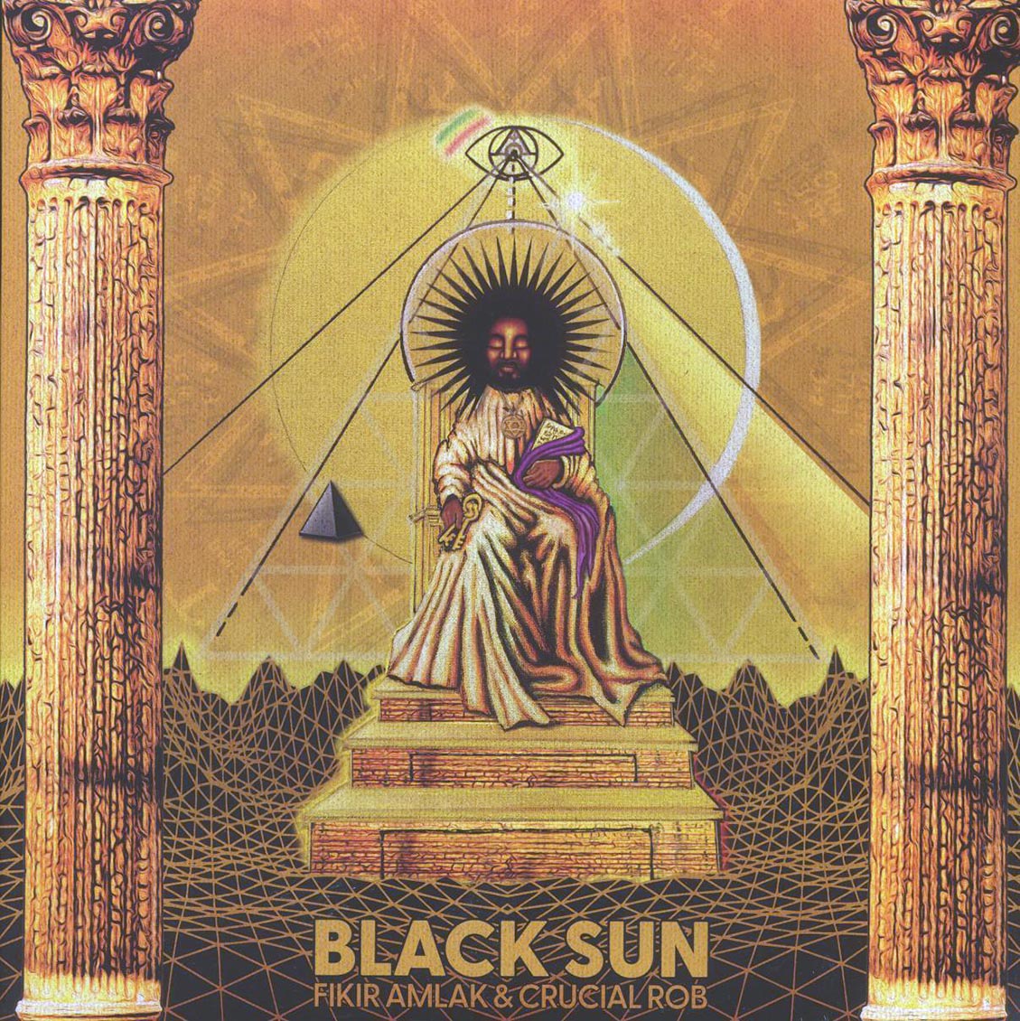 Fikir Amlak, Crucial Rob - Black Sun Vinyl Record