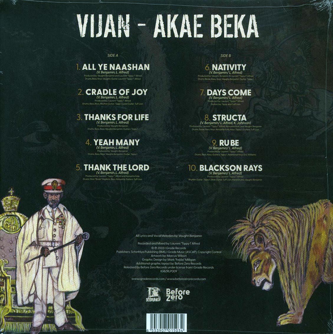 Akae Beka (Vaughn Benjamin/Midnite) - Vijan Vinyl Record