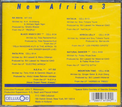 Fela Kuti, Manu Dibango, Tony Allen, Toure Kunde, Ginger Baker - New Africa 3 Music CD