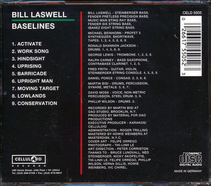 Bill Laswell - Baselines Music CD
