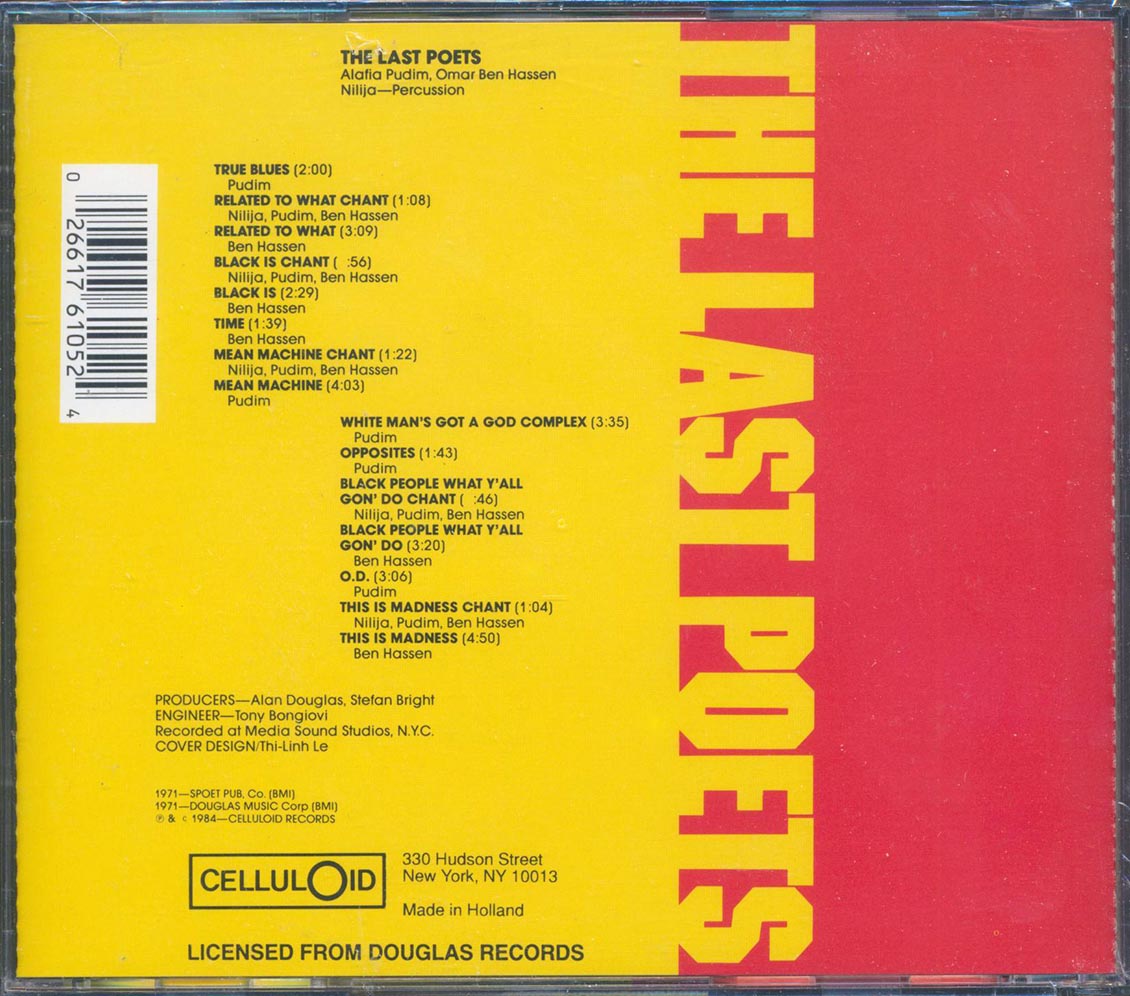 The Last Poets - This Is Madness Music CD