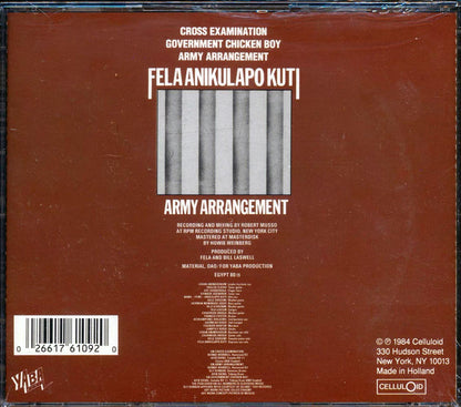 Fela Kuti - Army Arrangement Music CD
