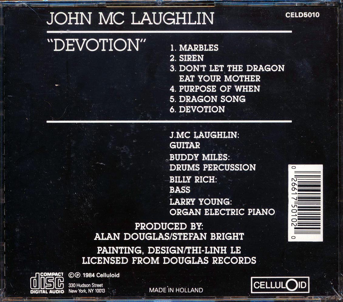 John McLaughlin - Devotion Music CD