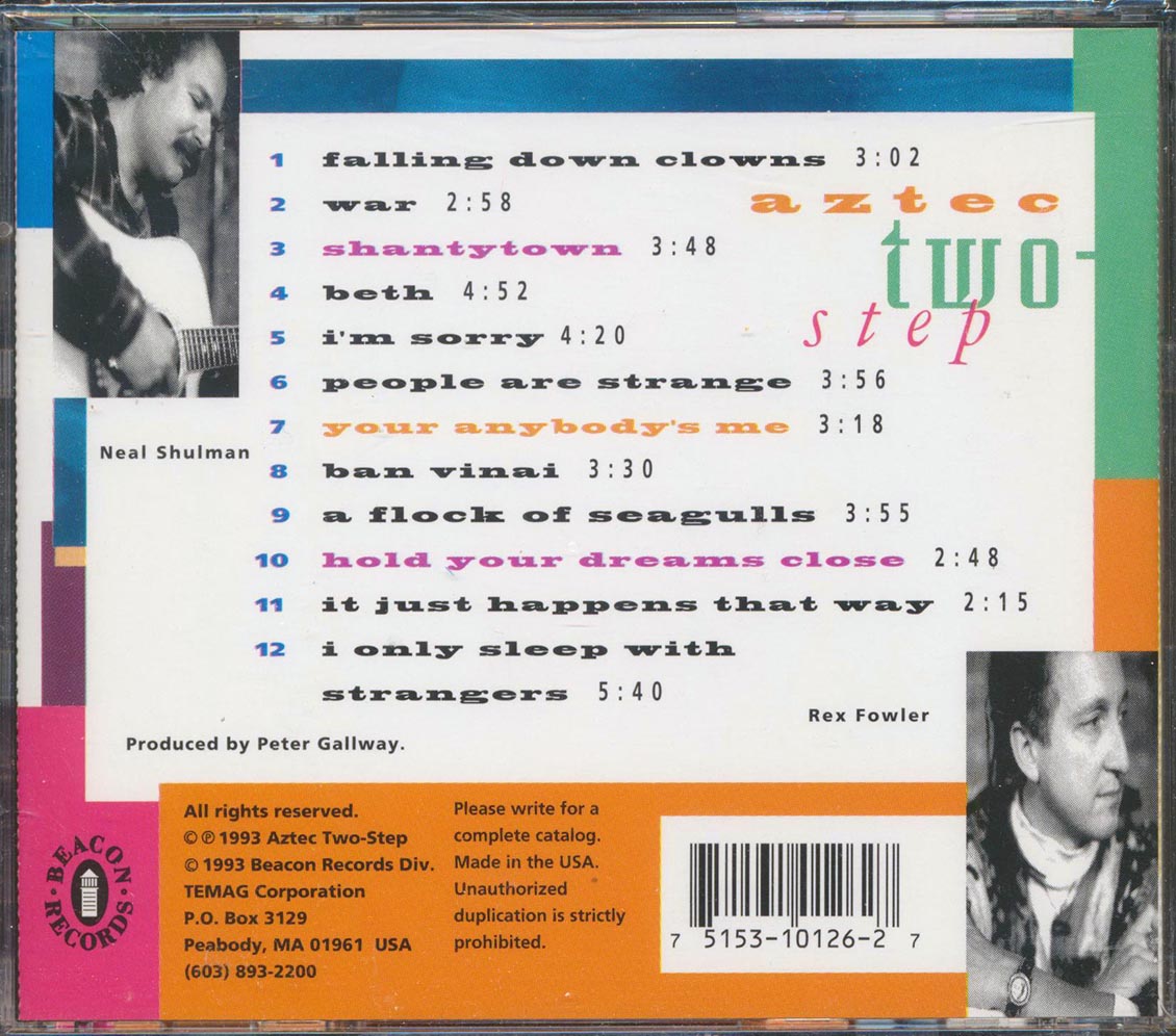 Aztec Two-Step - Of Age Music CD