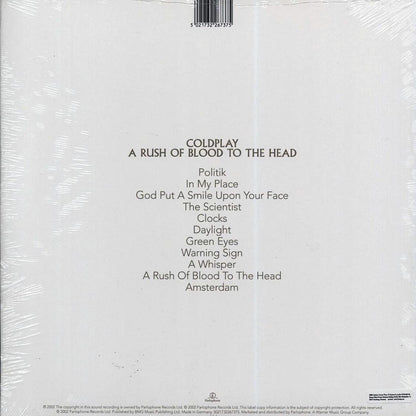 Coldplay - A Rush Of Blood To The Head Vinyl Record