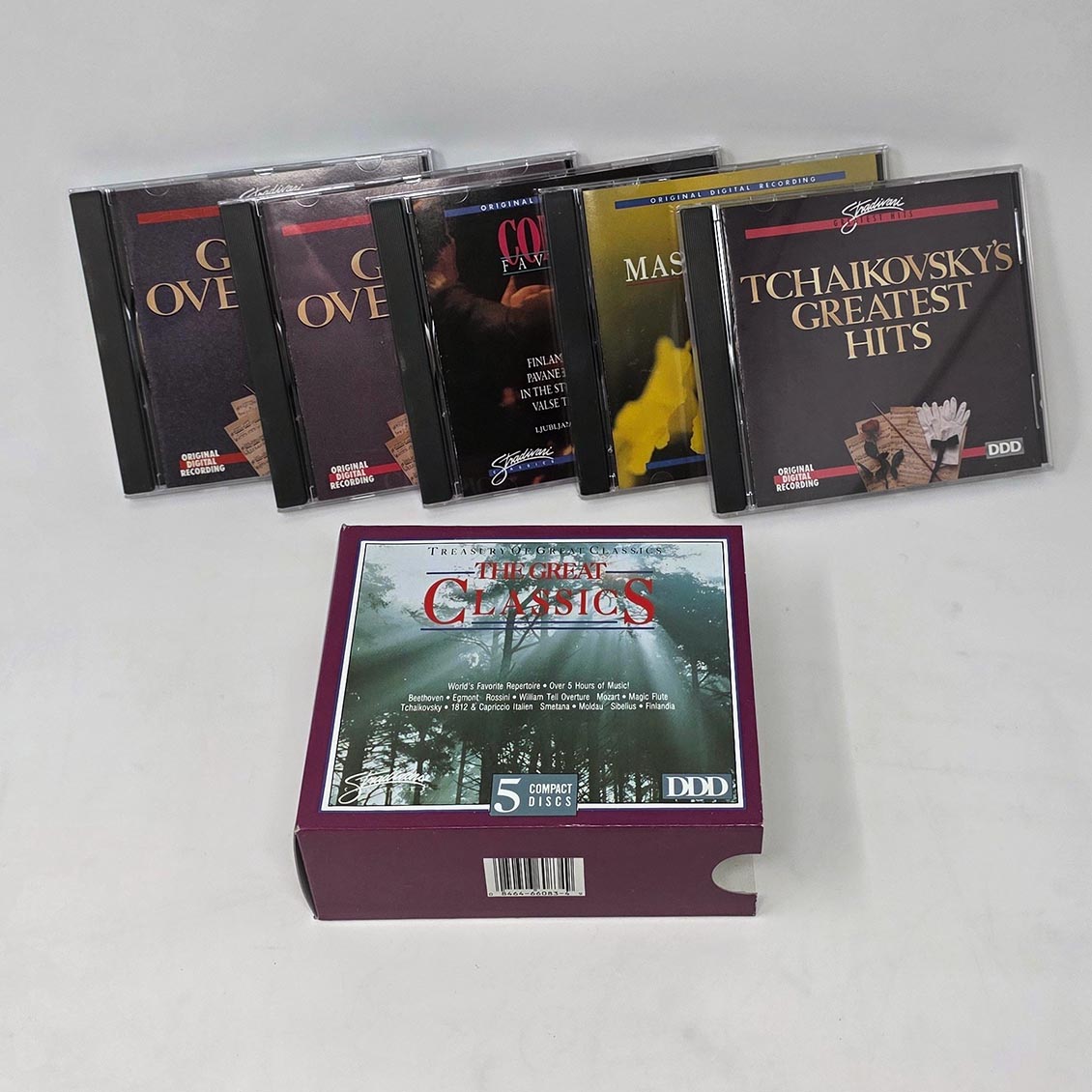 Ljubljana Symphony Orchestra - The Great Classics (5xCD) (box set) Music CD