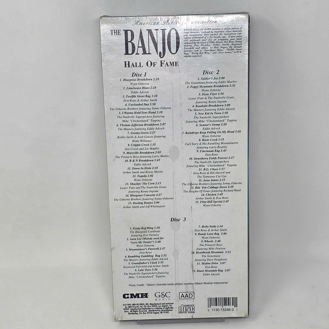 The Osbourne Brothers, Lester Flatt, The Nashville Superpickers, Don Reno, Etc. - The Banjo Hall Of Fame: 42 All Time Banjo Classics (3xCD) (box set) Music CD