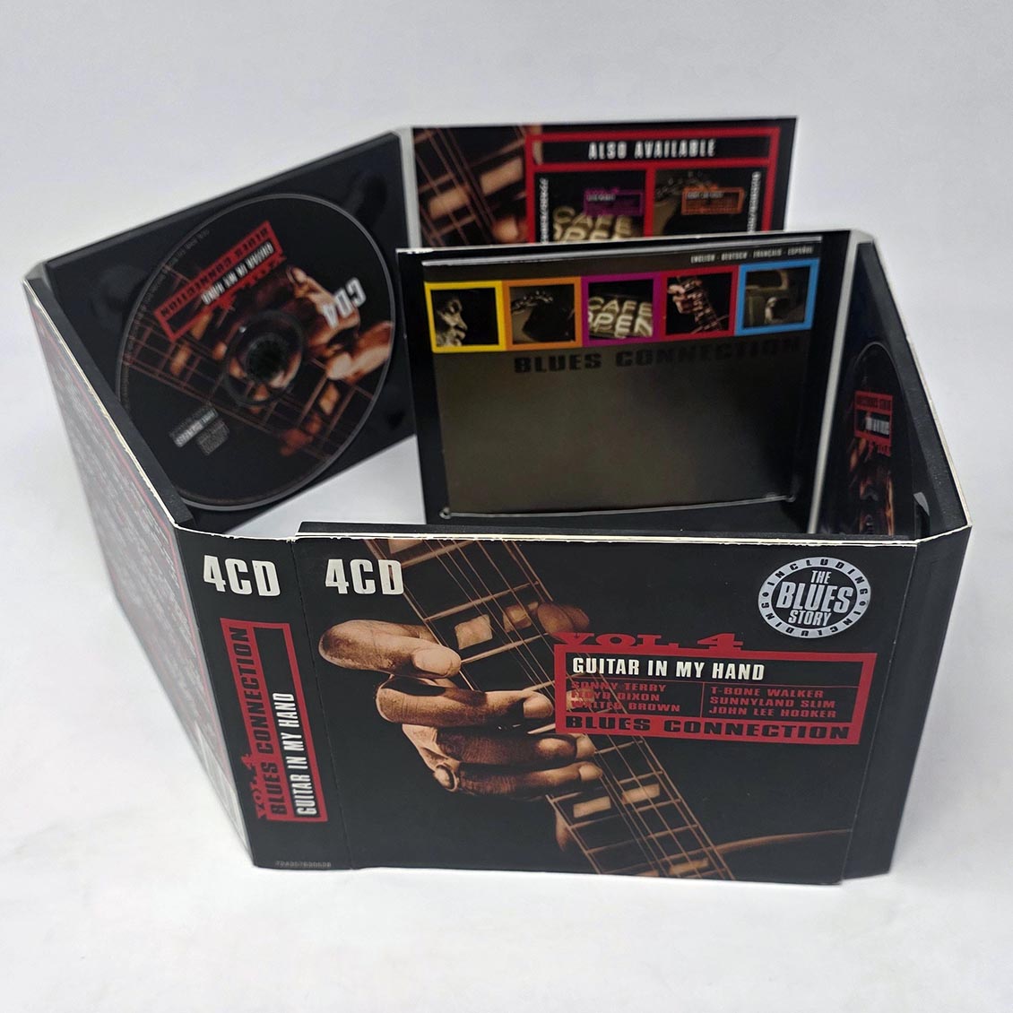 John Lee Hooker, Floyd Dixon, Sonny Terry, Walter Brown, Etc. - Blues Connection Volue 4: Guitar In My Hand (71 tracks) (4xCD) Music CD