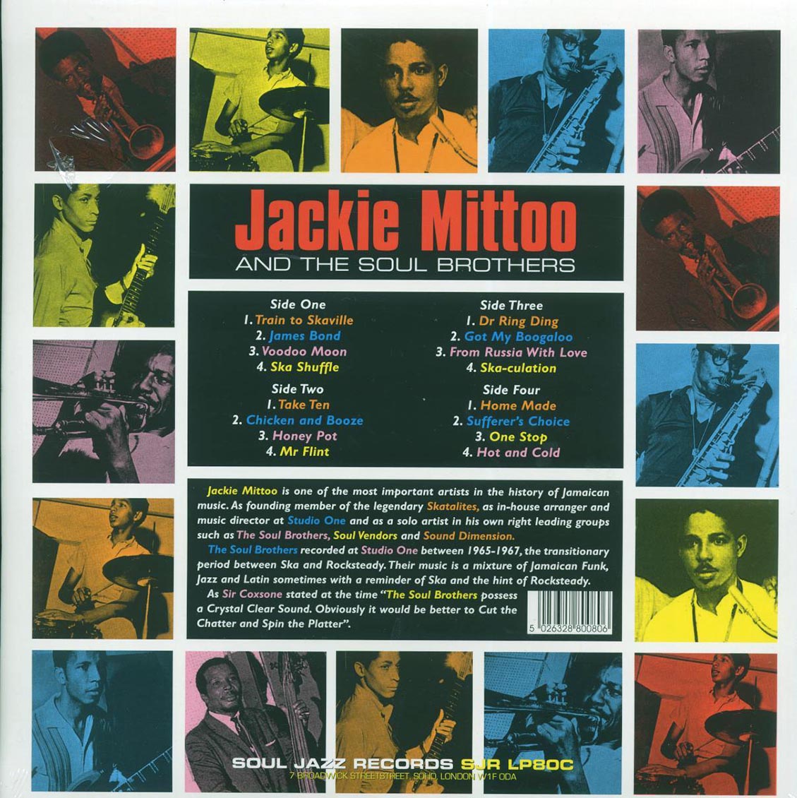 Jackie Mittoo, The Soul Brothers - Last Train To Skaville (2xLP) (green vinyl) Vinyl Record