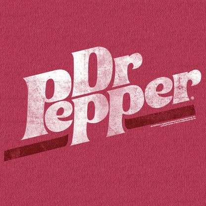 Tee Luv x Comfort Colors Distressed Dr Pepper Logo Mens T Shirt Officially Licensed Brick Red