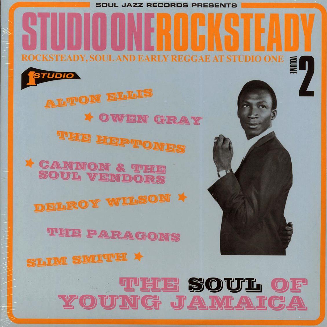 Alton Ellis, Slim Smith, The Gaylads, The Paragons, Delroy Wilson, Etc. - Studio One Rocksteady Volume 2: Rocksteady, Soul And Early Reggae At Studio One, The Soul Of Young Jamaica (2xLP) Vinyl Record