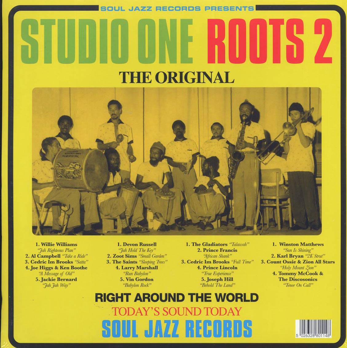 The Gladiators, Willie Williams, Credic Brooks, Al Campbell, Joseph Hill, Count Ossie, Etc. - Studio One Roots 2 (ltd. ed.) (2xLP) (green vinyl) Vinyl Record