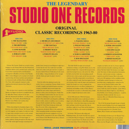 The Skataites, The Maytals, Freddy McKay, dub Specialist, Ernest Ranglin, Lone Ranger, Etc. - The Legendary Studio One Records: Original Classic Recordings 1963-1980 (2xLP) Vinyl Record