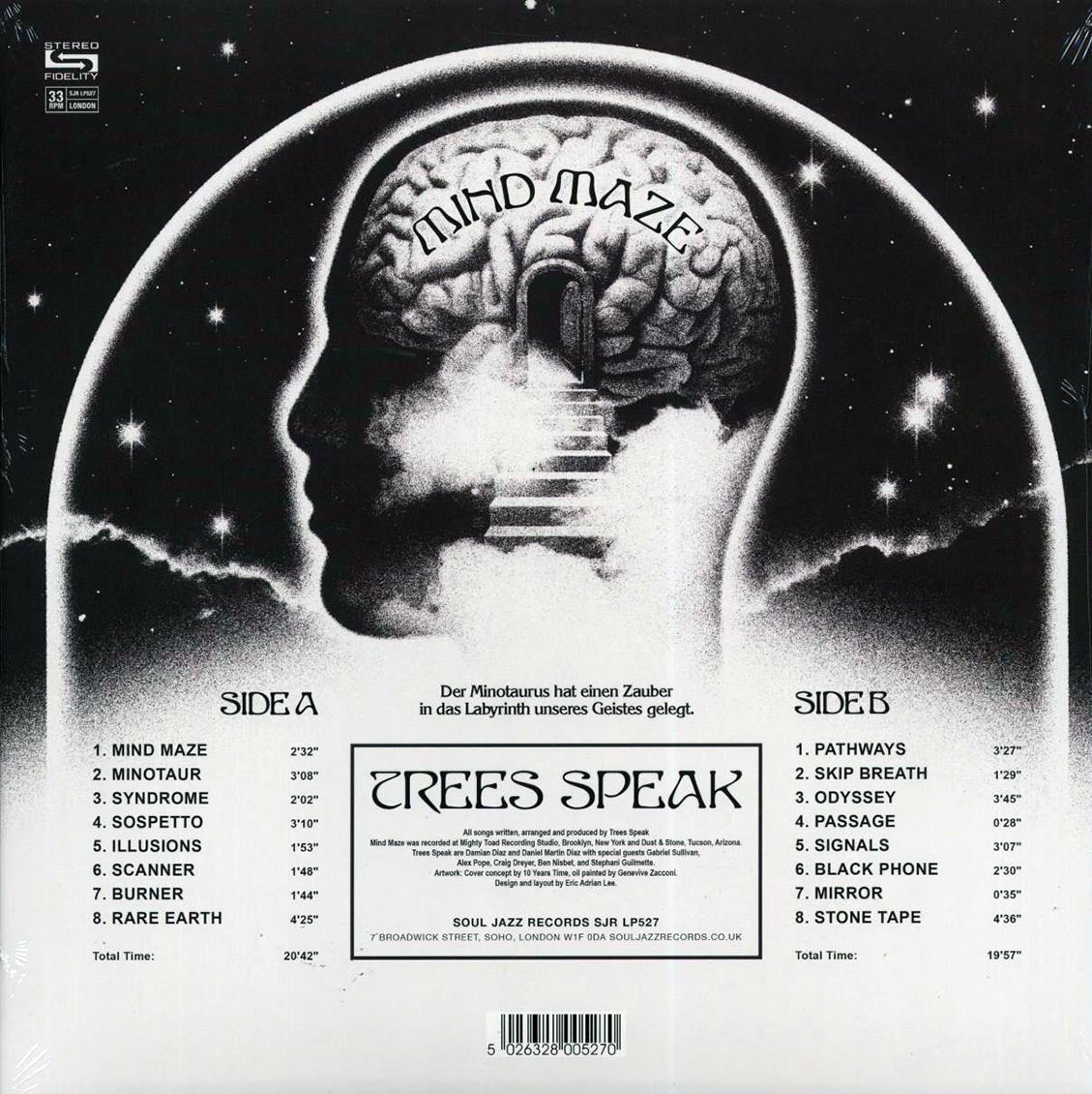 Trees Speak - Mind Maze (ltd. ed.) (incl. a bonus 45rpm vinyl) Vinyl Record