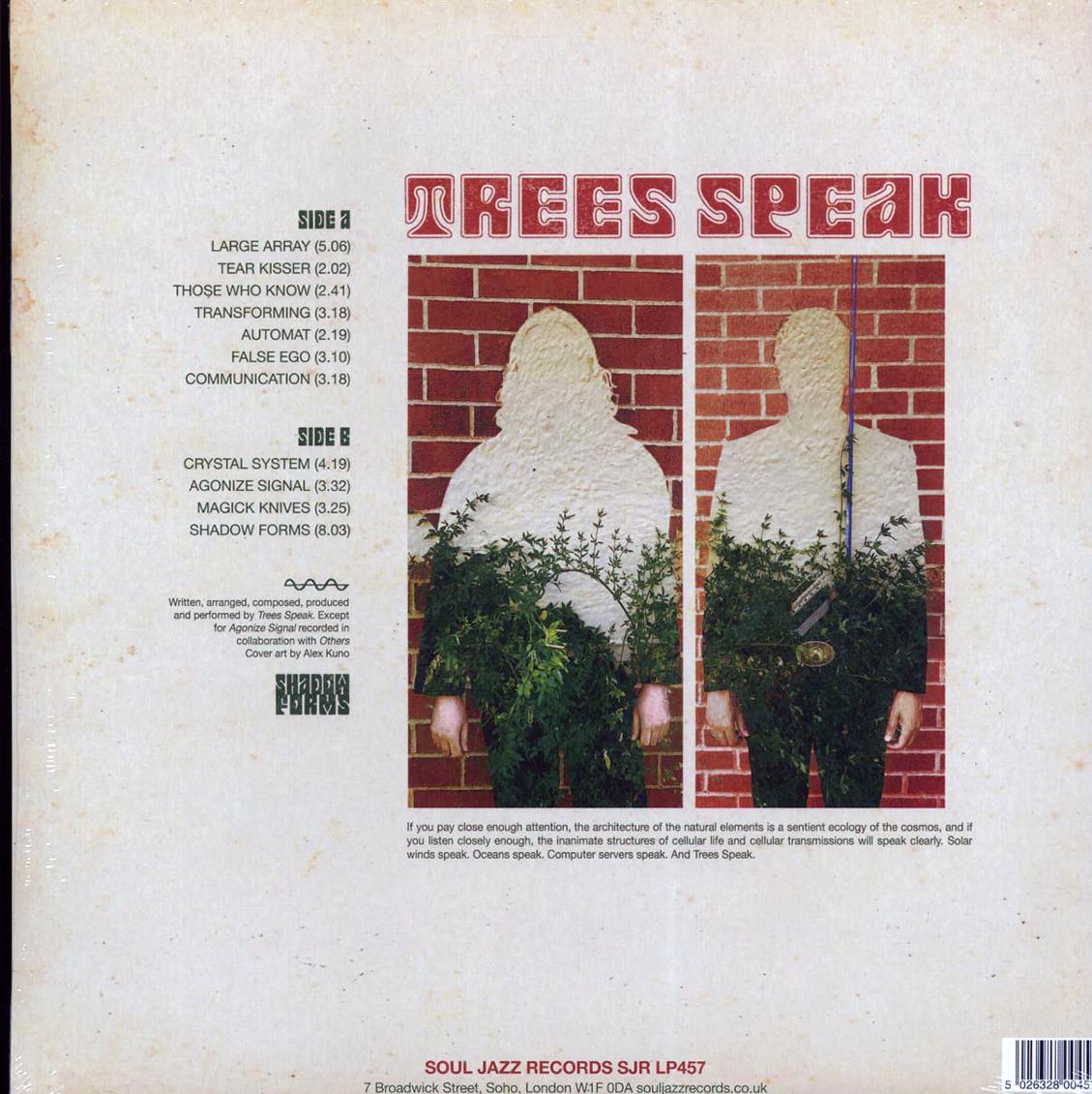 Trees Speak - Shadow Forms Vinyl Record