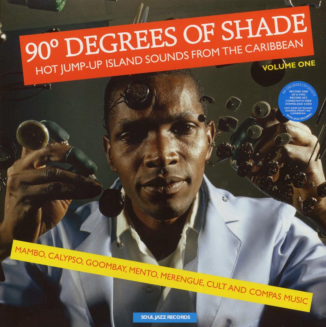 Various - 90 Degrees Of Shade Volume 1: Hot Jump-Up Island Sounds From The Caribbean (2xLP) Vinyl Record