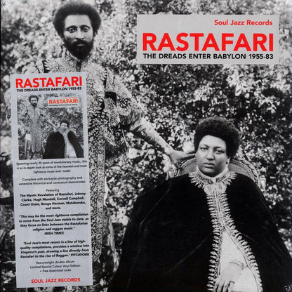 Count Ossie, Johnny Clarke, Bongo Herman, Hugh Mundell, Roy Shirley, Etc. - Rastafari: The Dreads Enter Babylon 1955-83 (2xLP) (180g) (blue vinyl) Vinyl Record