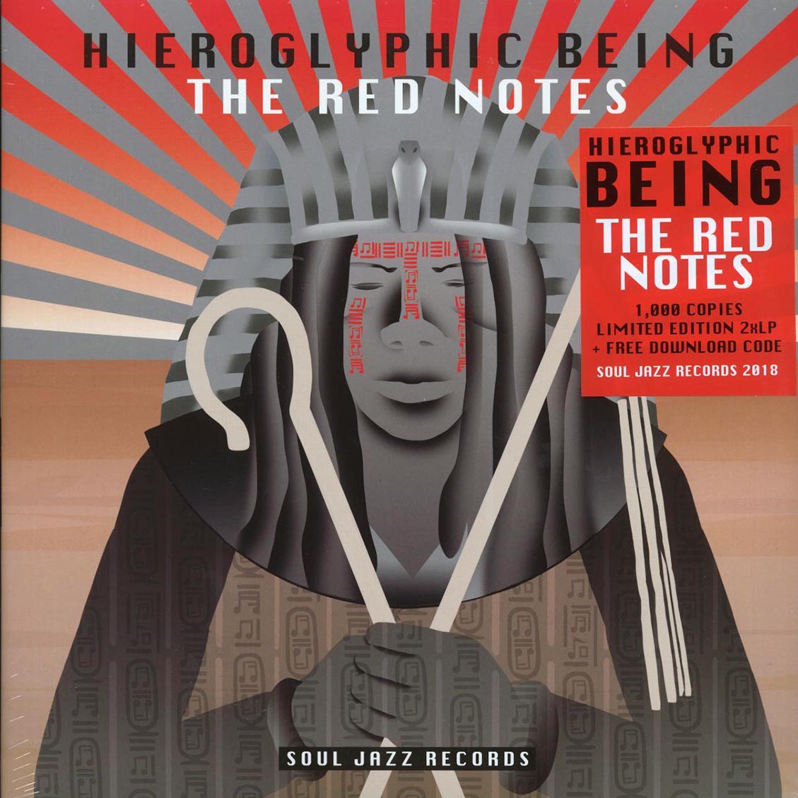 Hieroglyphic Being - The Red Notes (ltd. ed.) (2xLP) Vinyl Record